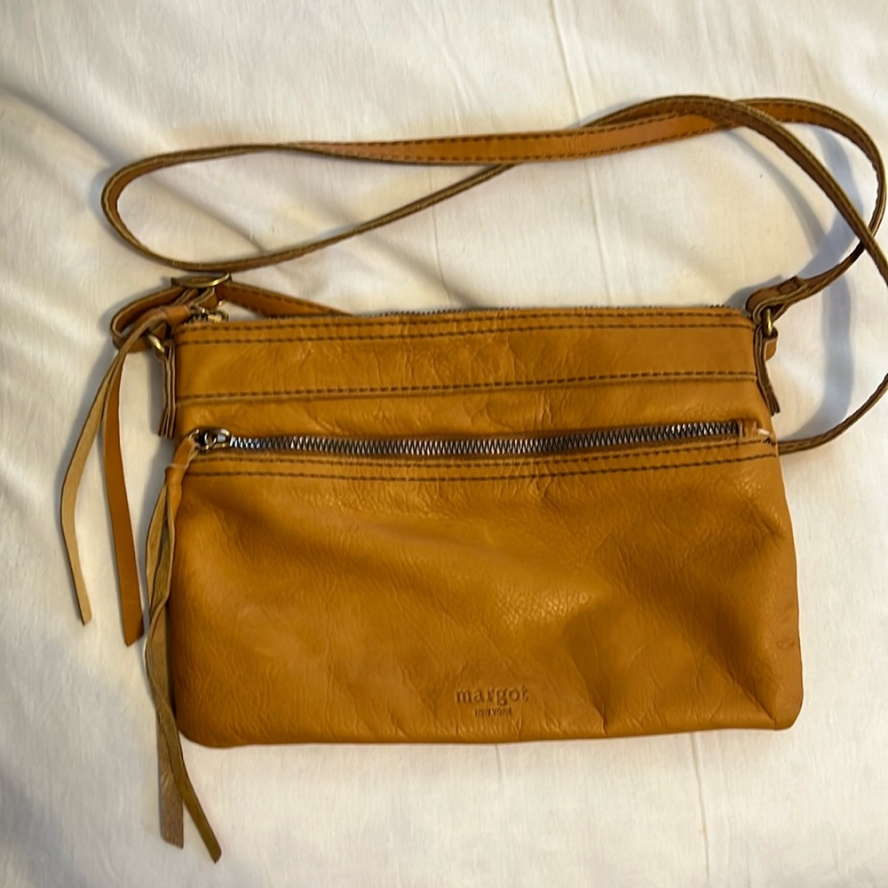 Margot New York Sara Crossbody in cognac